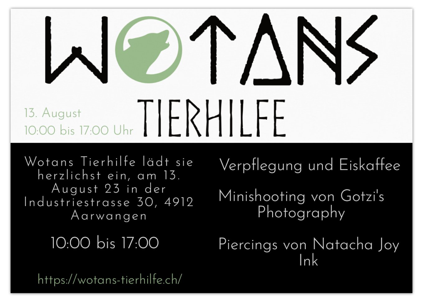 Spendenveranstaltung Wotans Tierhilfe